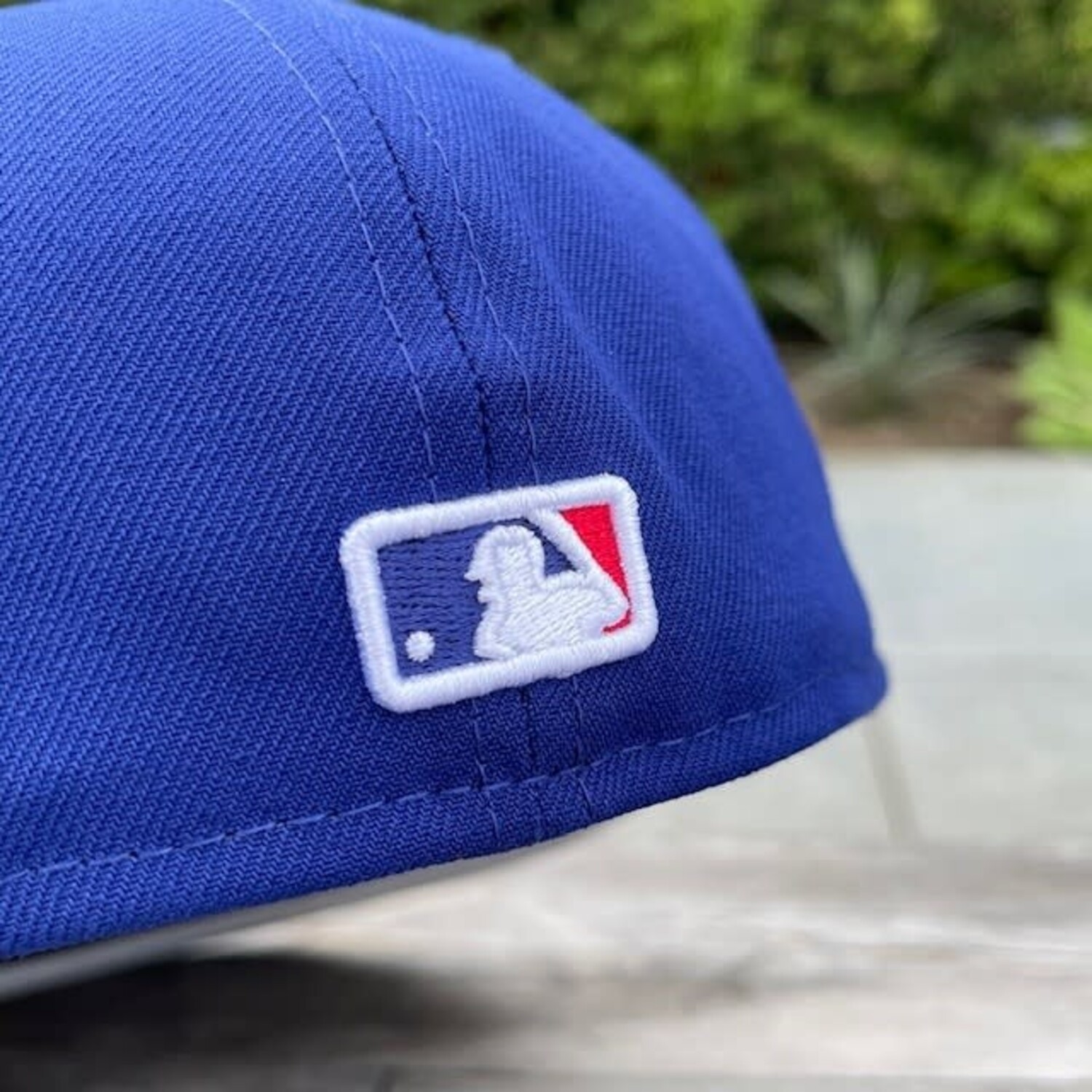 Dodgers LA Side Split New Era 59FIFTY fitted cap hat blue