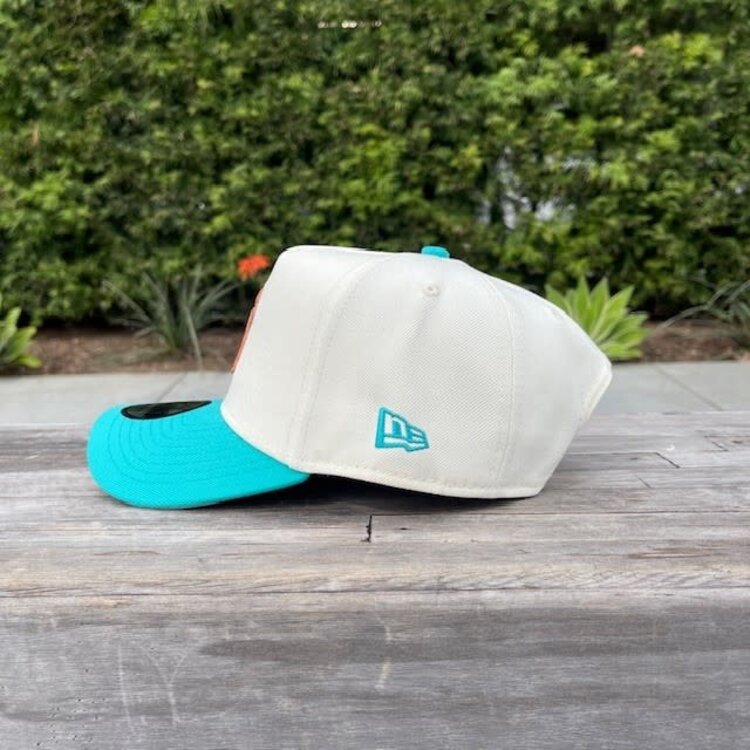 New Era Yankees Ivory/Teal SP 940 A-Frame