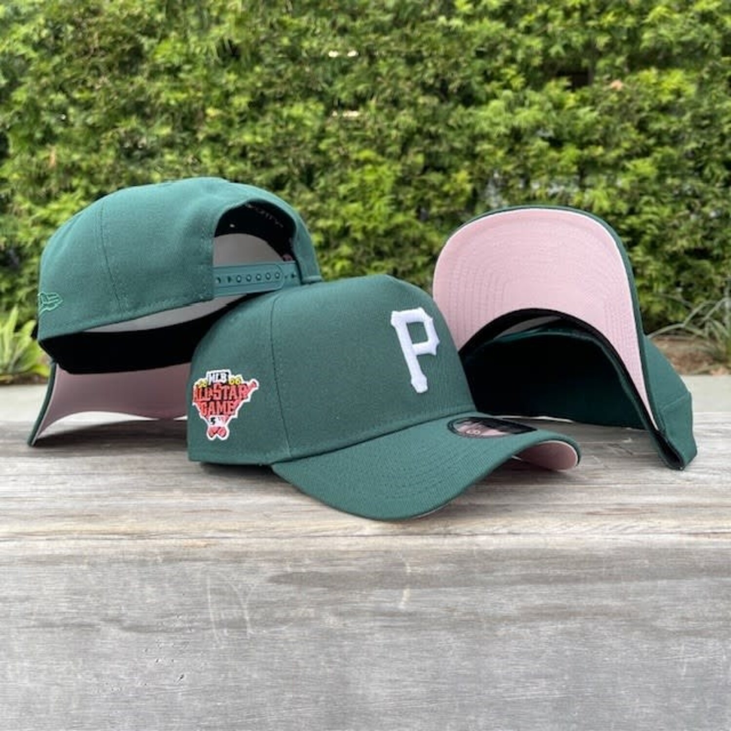 Pirates Dark Green 06 ASG PinkUV 940 A-Frame Snapback - The Locker