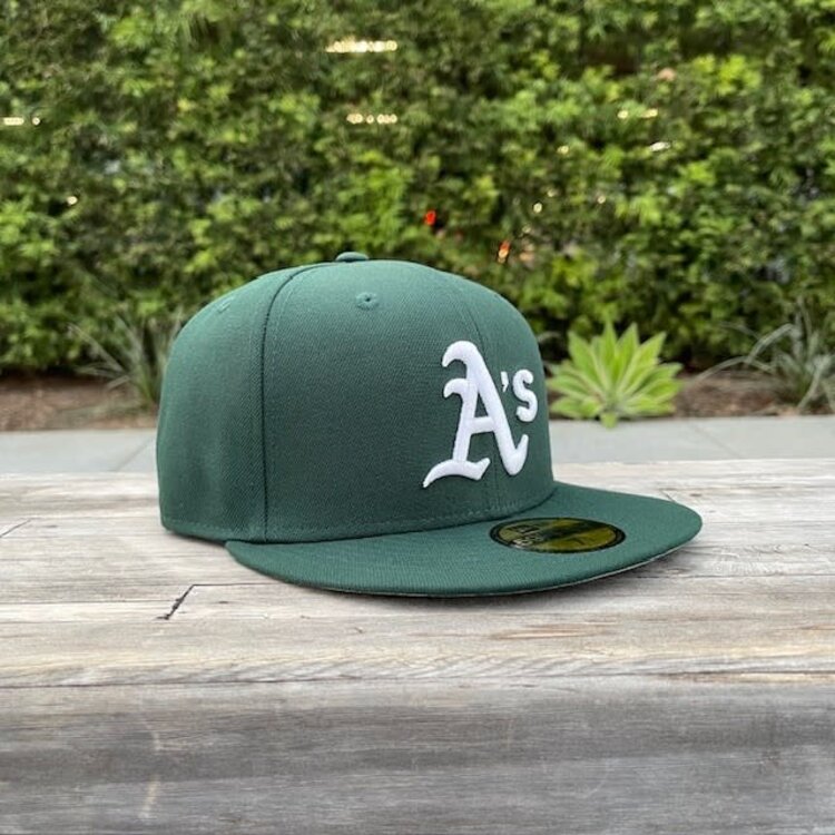 New Era A's Dark Green Gray UV