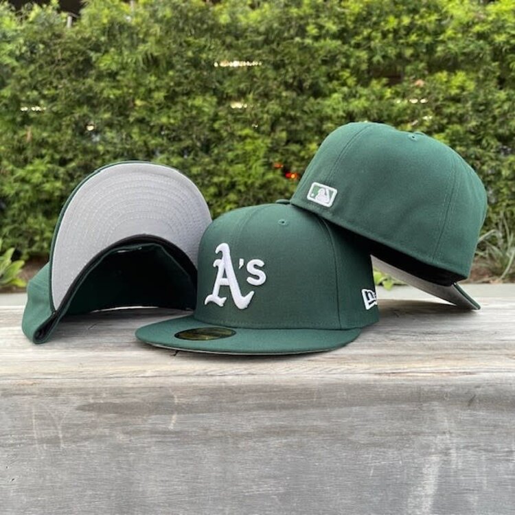 New Era A's Dark Green Gray UV