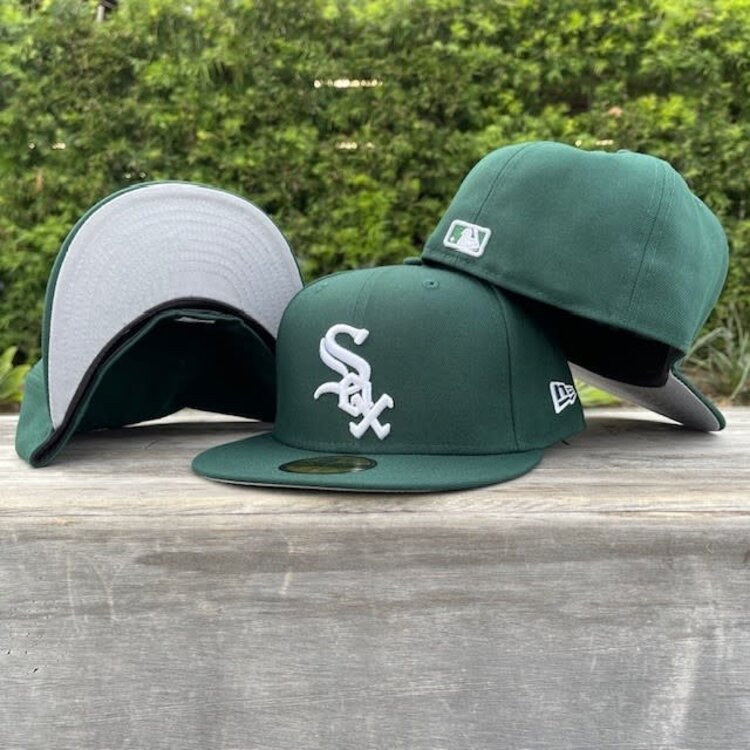 New Era White Sox Dark Green Gray UV
