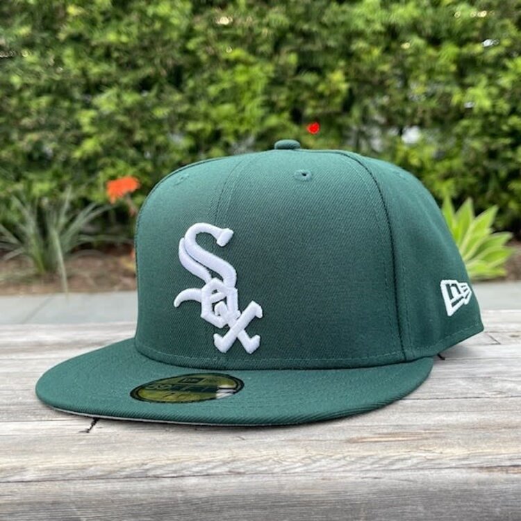 New Era White Sox Dark Green Gray UV