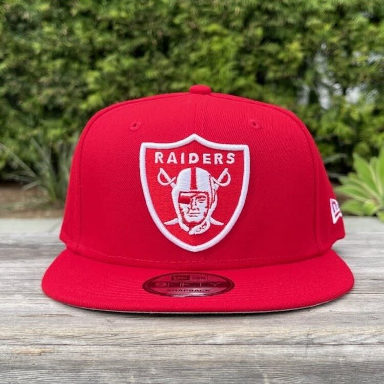 New Era Raiders Red White Gray UV Snapback 950