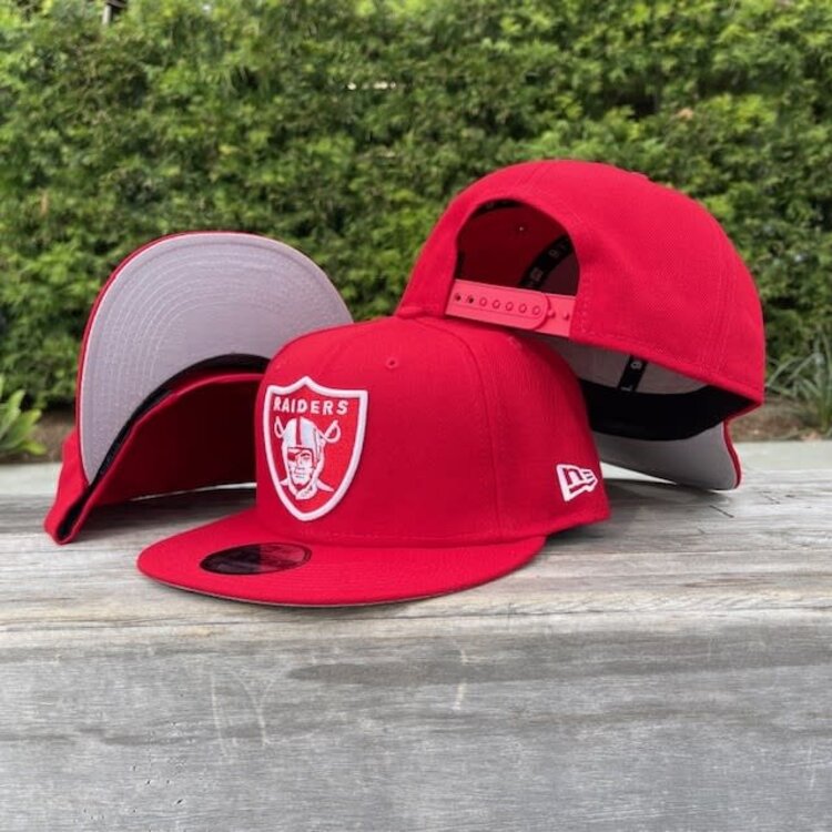 New Era Raiders Red White Gray UV Snapback 950