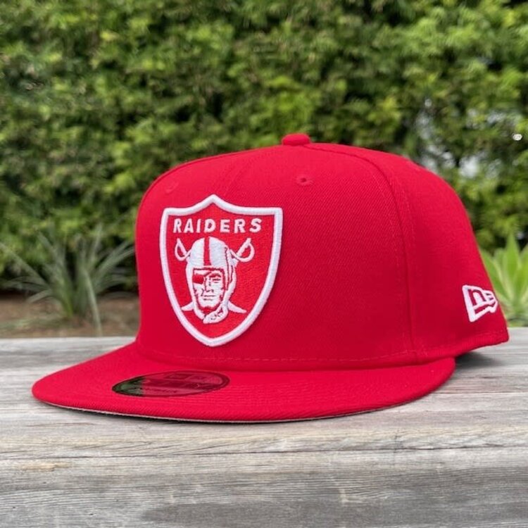 New Era Raiders Red White Gray UV Snapback 950