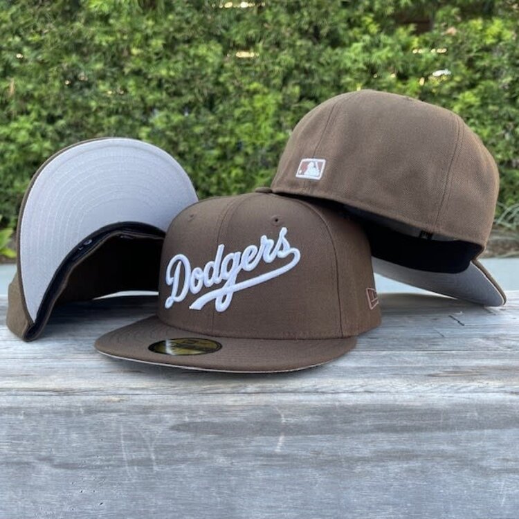 New Era LA Wordmark Brown White