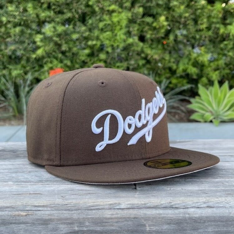 New Era LA Wordmark Brown White