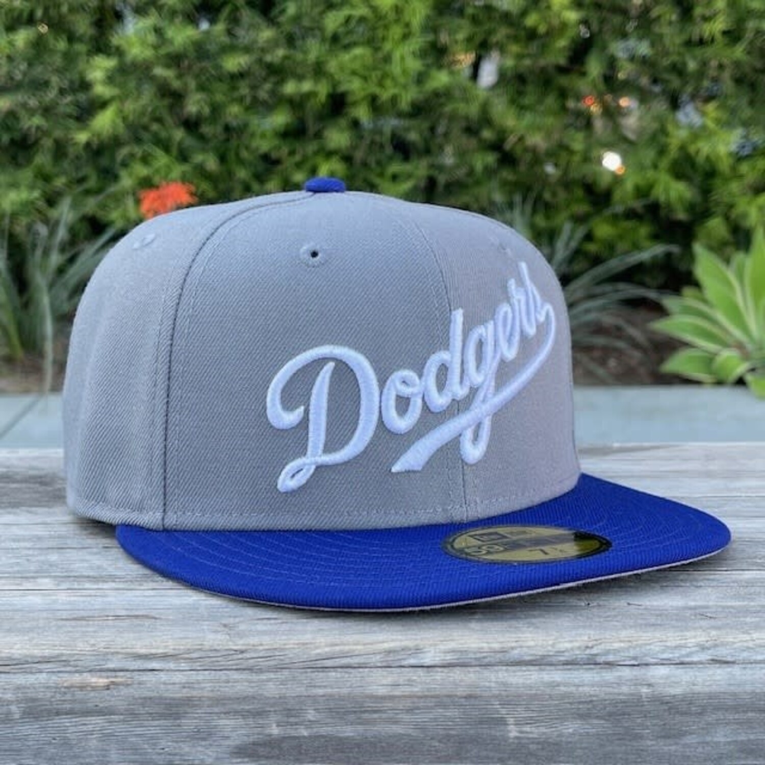 LA Wordmark Gray/Royal - The Locker Room of Downey