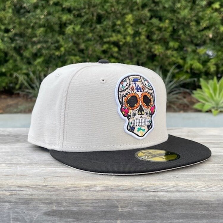 New Era LA Natural/Black Sugar Skull