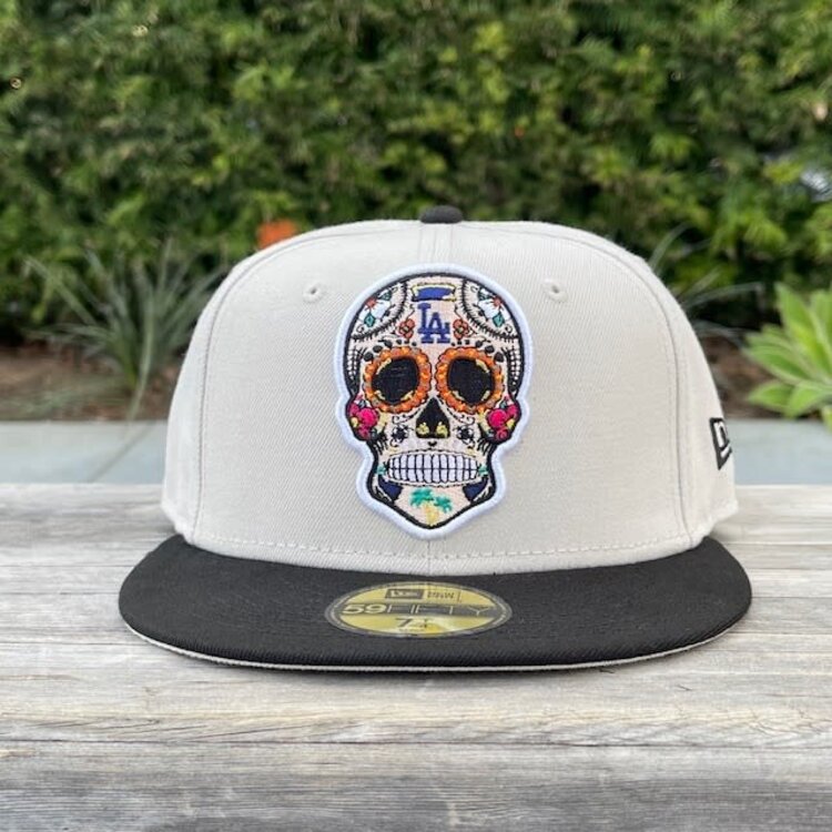 New Era LA Natural/Black Sugar Skull