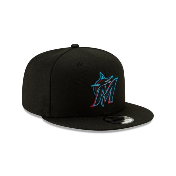 New Era Miami Marlins Basic Snapback 950 Team Black