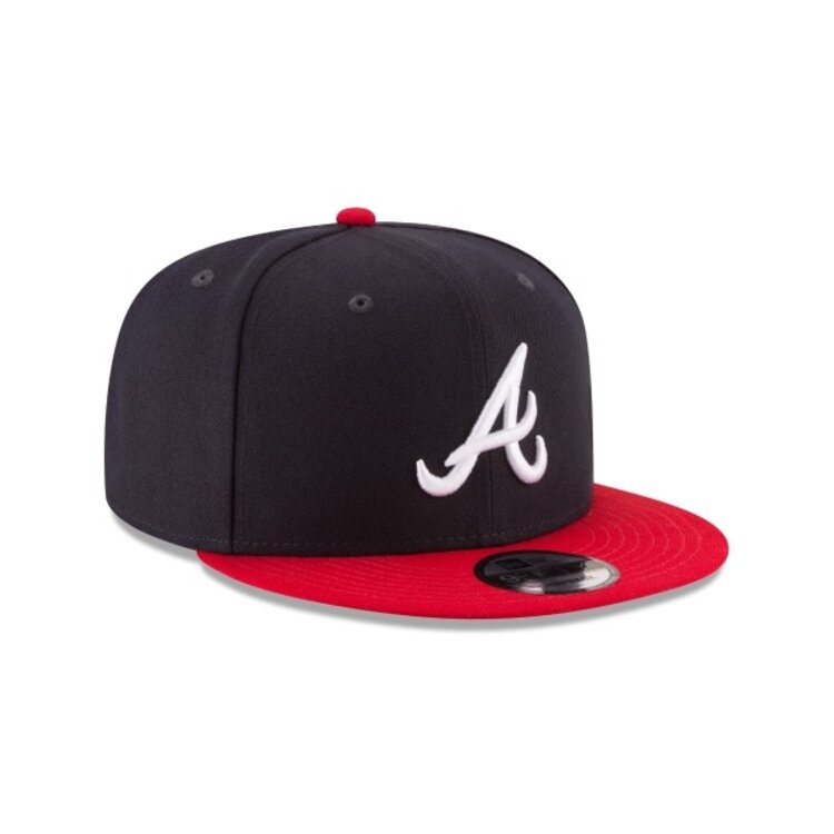 New Era Atlanta Braves Basic Snapback 950 Navy/Red