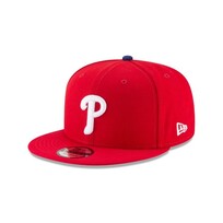 New Era Phillies Basic Snapback 950 Red