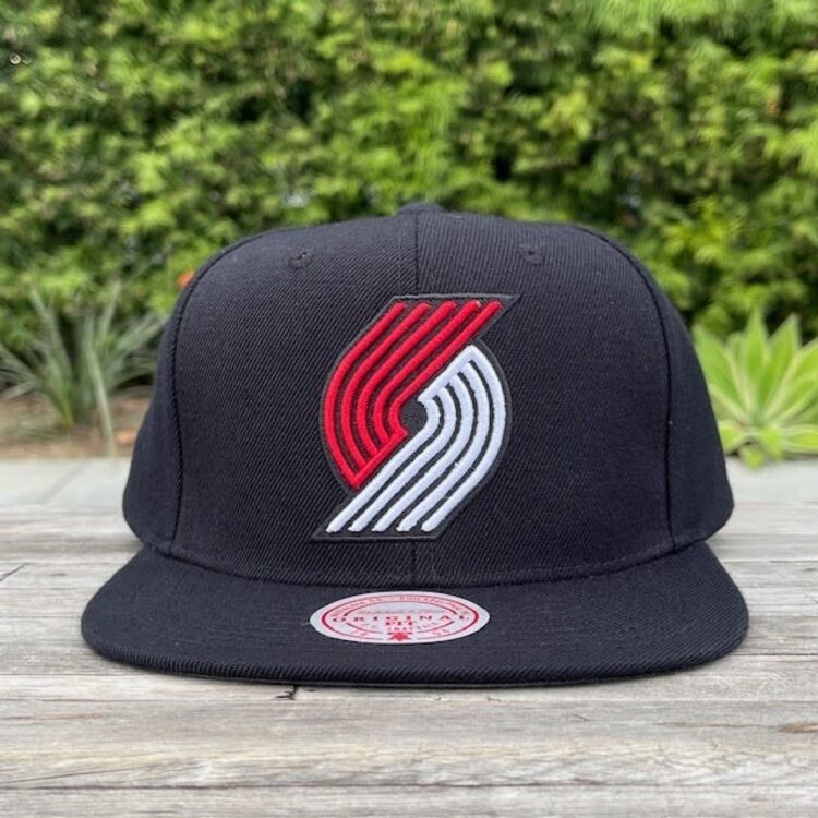 Mitchell and Ness Trail Blazers M&N Team Ground 2.0 Snapback Black