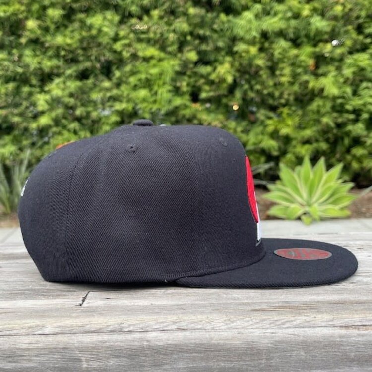 Mitchell and Ness Trail Blazers M&N Team Ground 2.0 Snapback Black