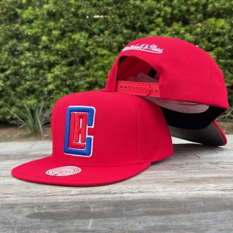 Mitchell and Ness Clippers M&N Team Ground 2.0 Snapback Red