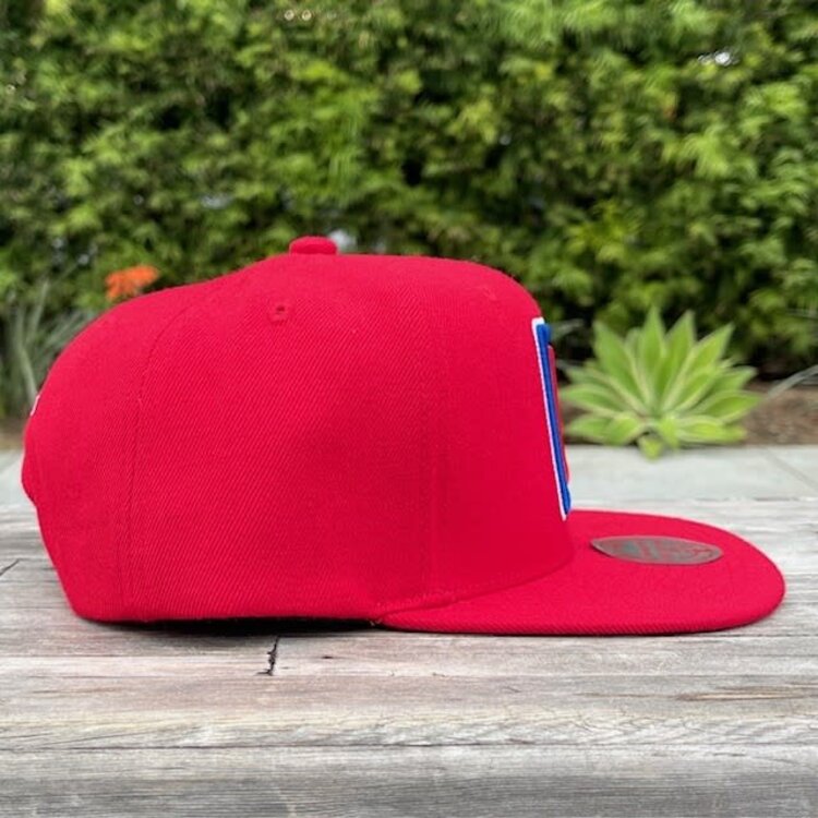 Mitchell and Ness Clippers M&N Team Ground 2.0 Snapback Red