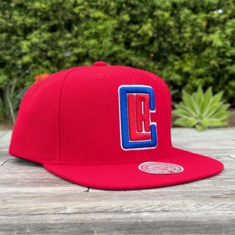 Mitchell and Ness Clippers M&N Team Ground 2.0 Snapback Red