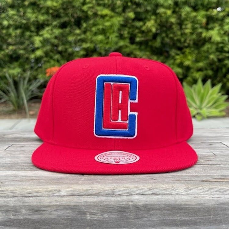 Mitchell and Ness Clippers M&N Team Ground 2.0 Snapback Red