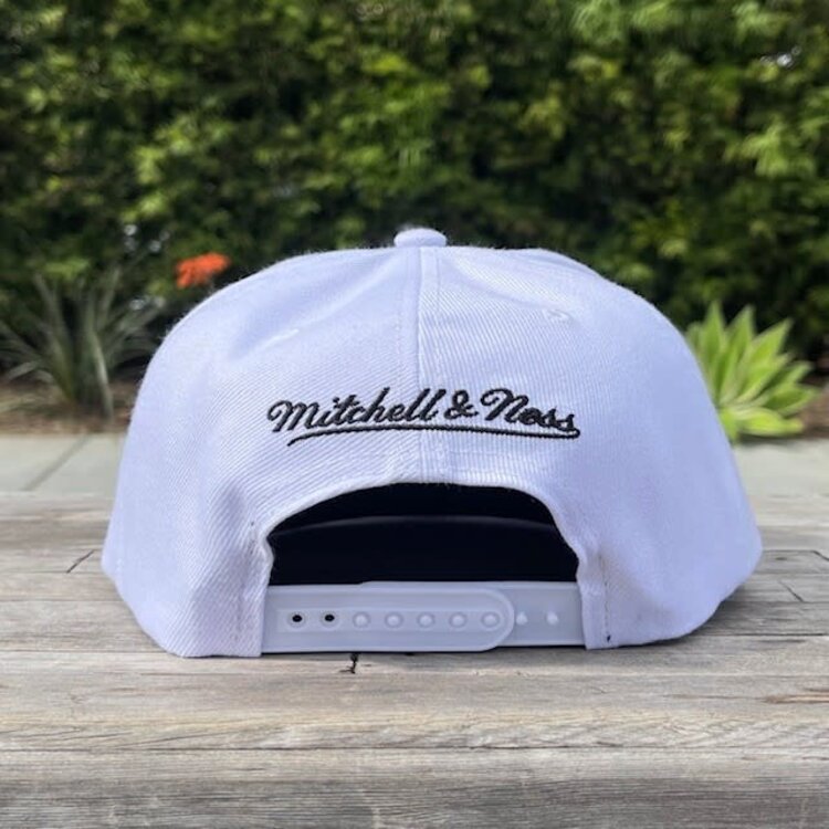 Mitchell and Ness Brookyn Nets M&N Core Basic Snapback White
