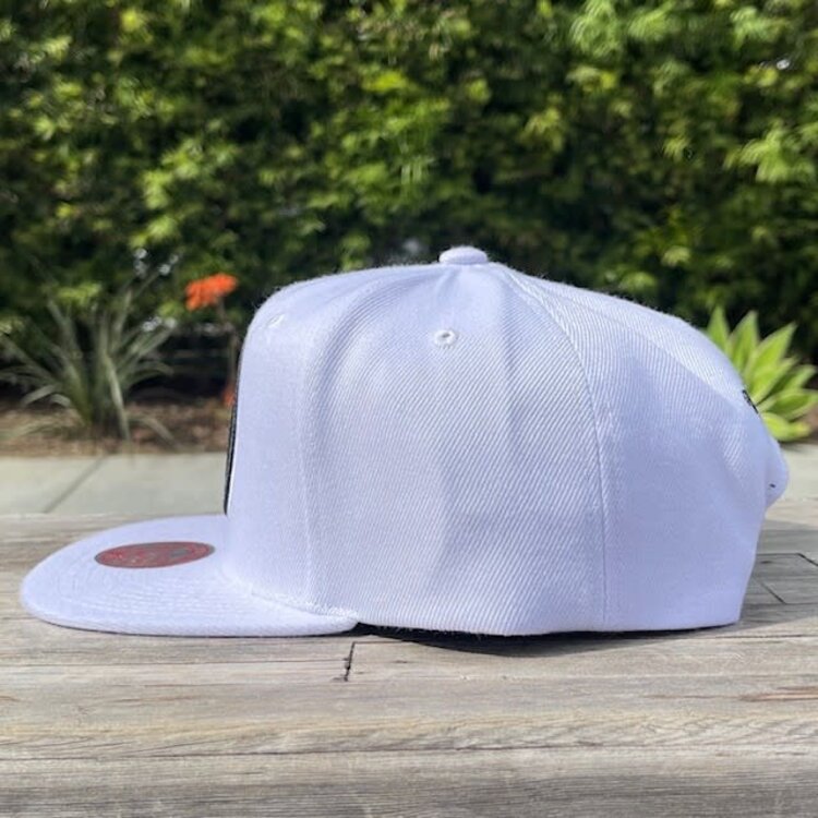 Mitchell and Ness Brookyn Nets M&N Core Basic Snapback White