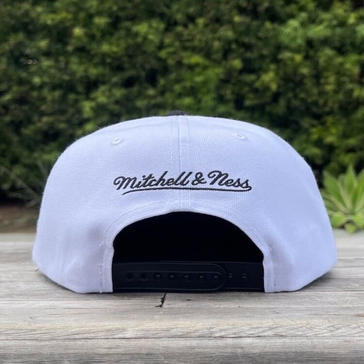 Mitchell and Ness Nets M&N Playoff Wins Snapback White/ Black