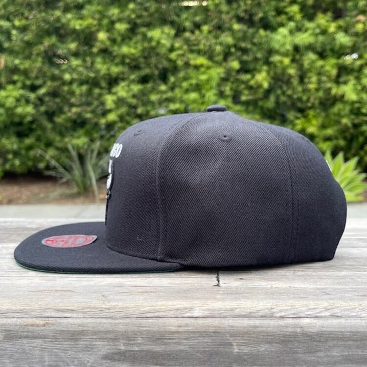 Mitchell and Ness Chicago Bulls HWC M&N Top Spot Snapback Black
