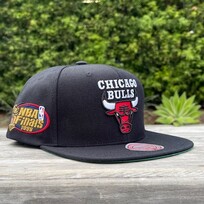 Mitchell and Ness Chicago Bulls HWC M&N Top Spot Snapback Black