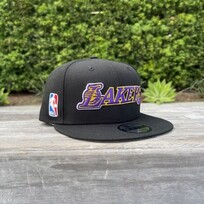 New Era Lakers Wordmark Logo Snapback