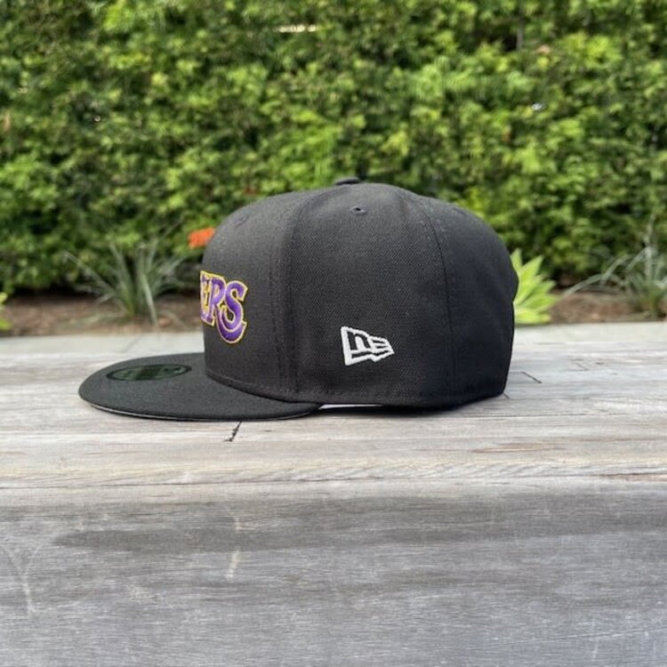 New Era Lakers Wordmark Logo Snapback