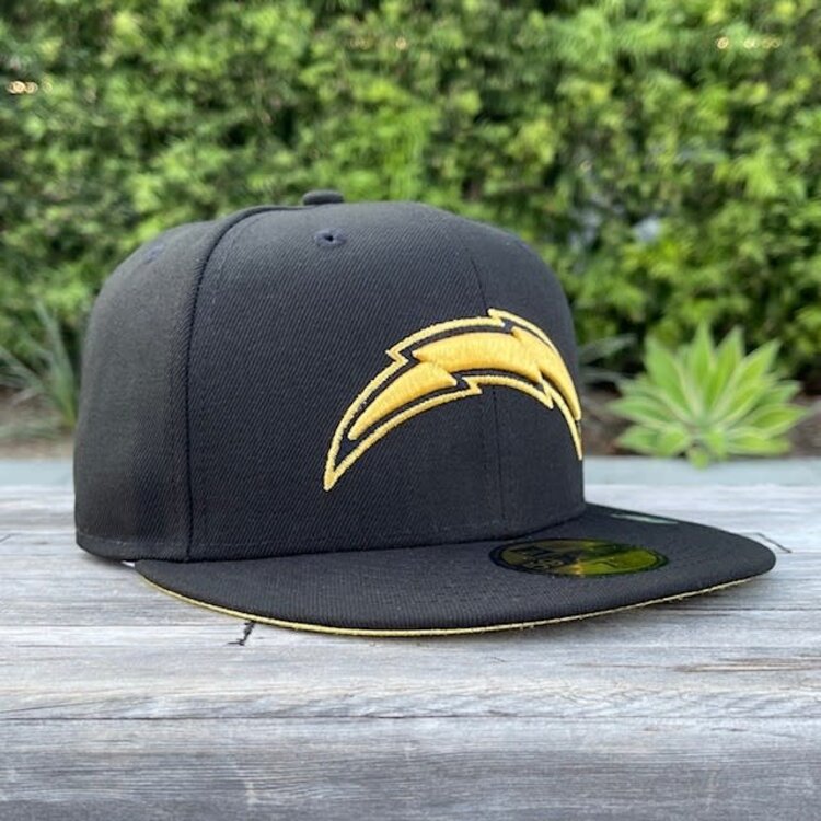 New Era LA Chargers Black Metallic Gold