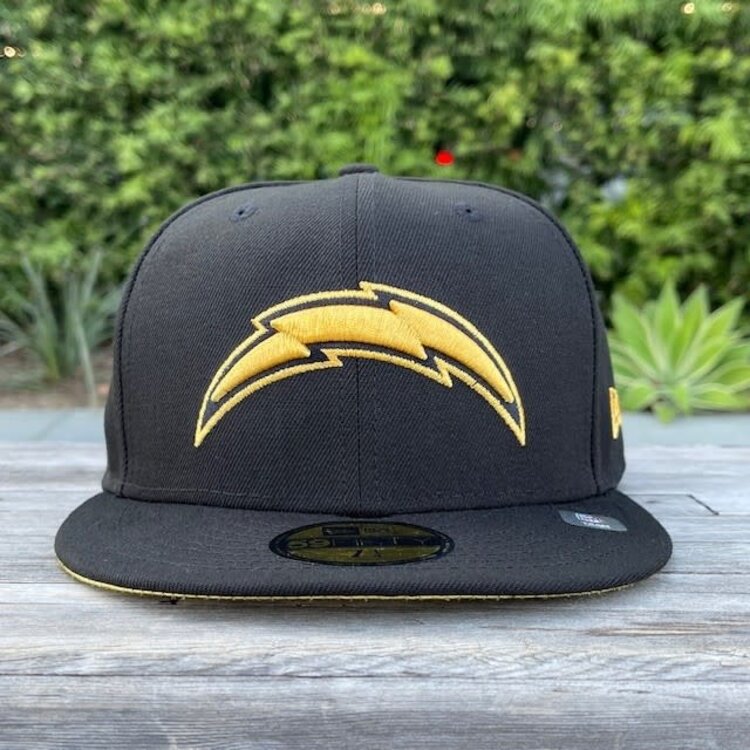 New Era LA Chargers Black Metallic Gold