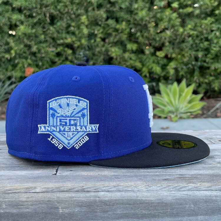 New Era LA Royal/Black 50th Sky Blue UV