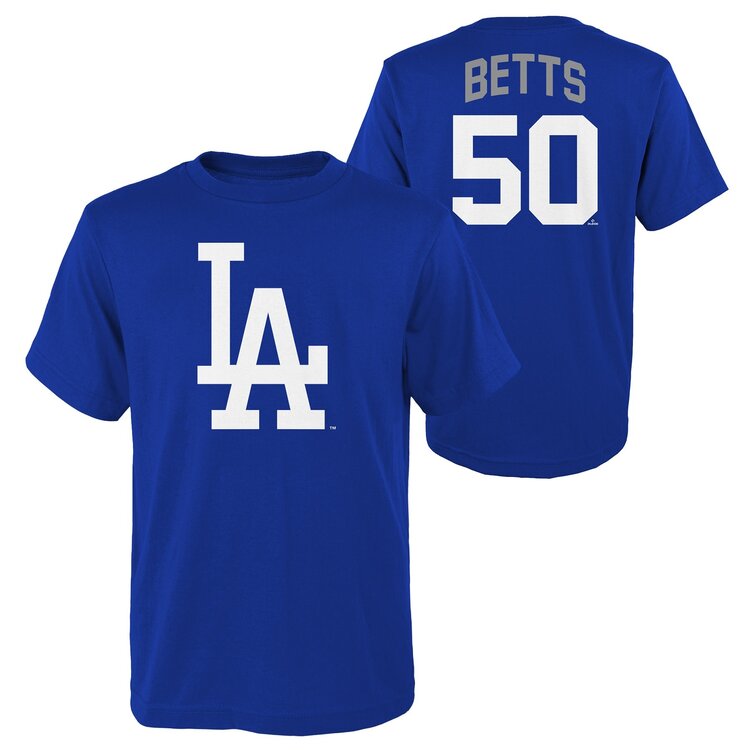 Outerstuff Dodgers Youth Mookie Betts #50 Tee Royal