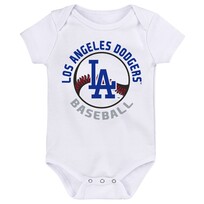 Outerstuff Dodgers Newborn Ball Park 3-Piece Creeper Set