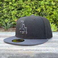 New Era LA Black/Graphite Black-Gray