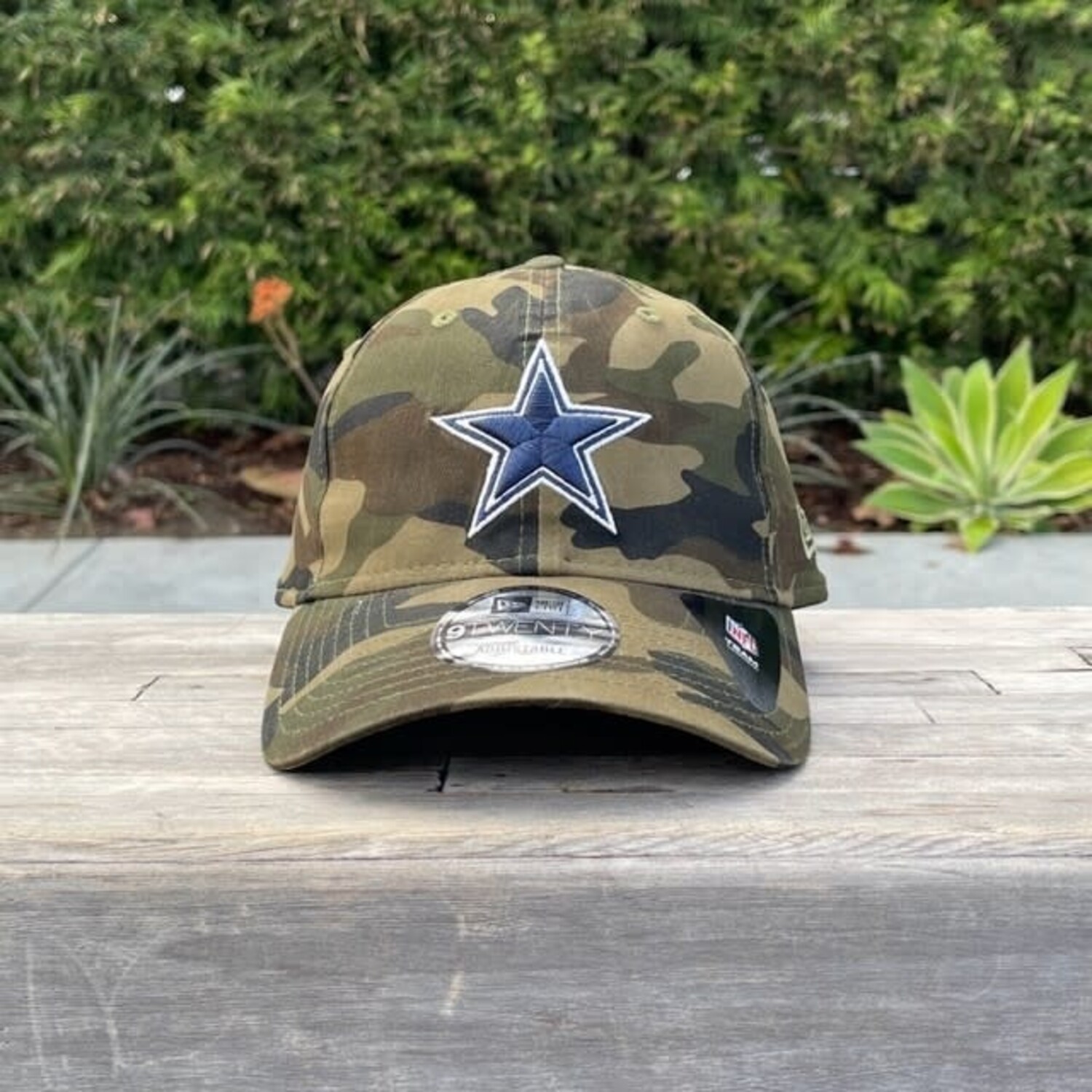 Dallas Cowboys New Era P Core Classic Adjustable 920 Twill Camo Green The Locker Room of Downey