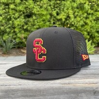 New Era USC Interlock Black Team Mesh 950