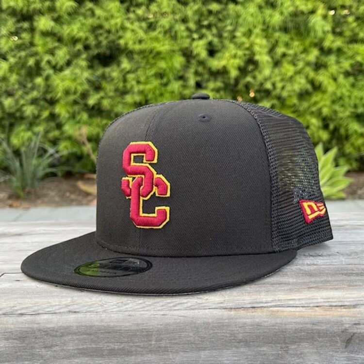 New Era USC Interlock Black Team Mesh 950