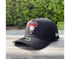 D'Backs Snake Black Team 940 A-Frame Snapback - The Locker Room of