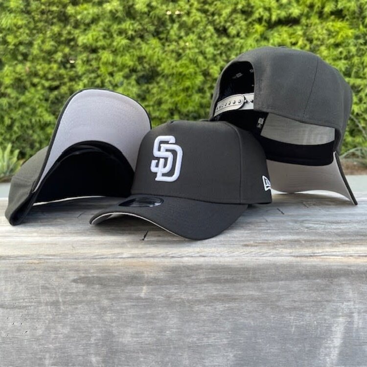 New Era SD Padres Black White 940 A-Frame