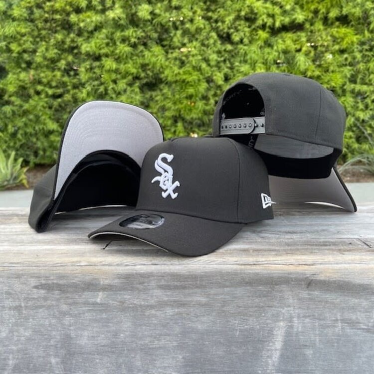 New Era White Sox Black White 940 A-Frame