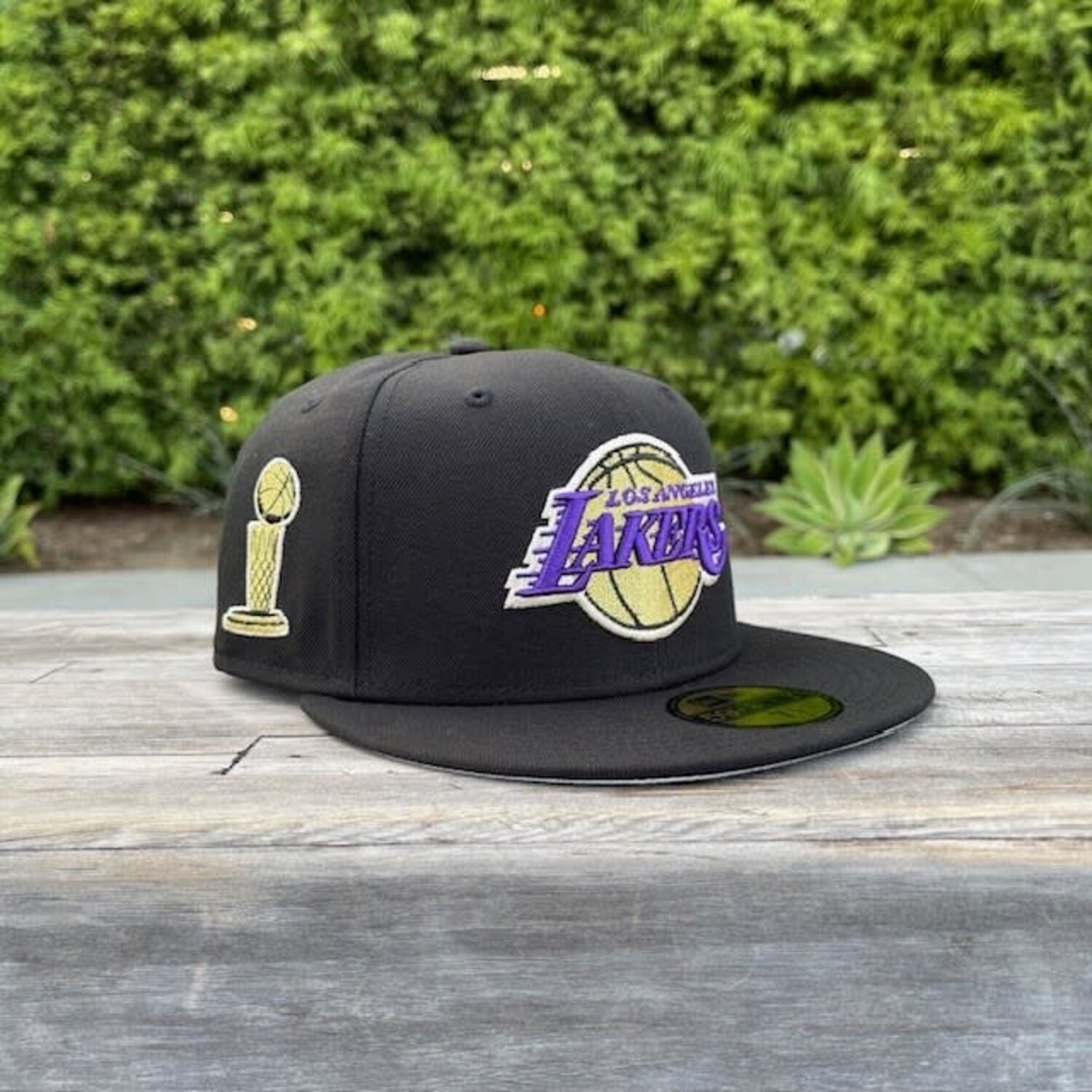 New Era Lakers Black Gold Primary NBA Trophy
