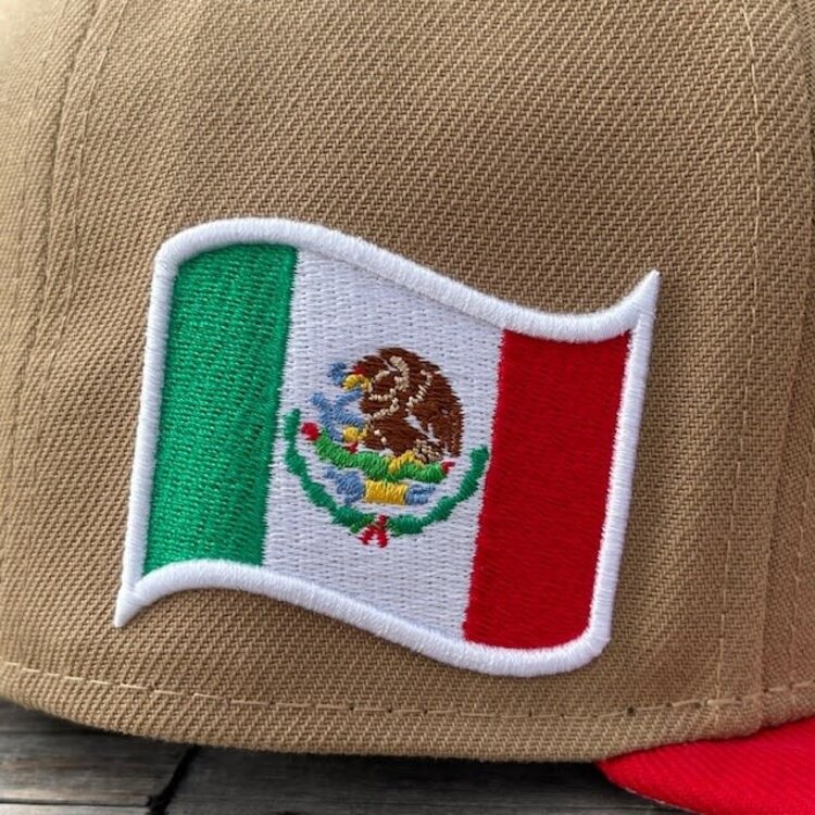 New Era Mexico "M" Brown/Red w/Flag 950