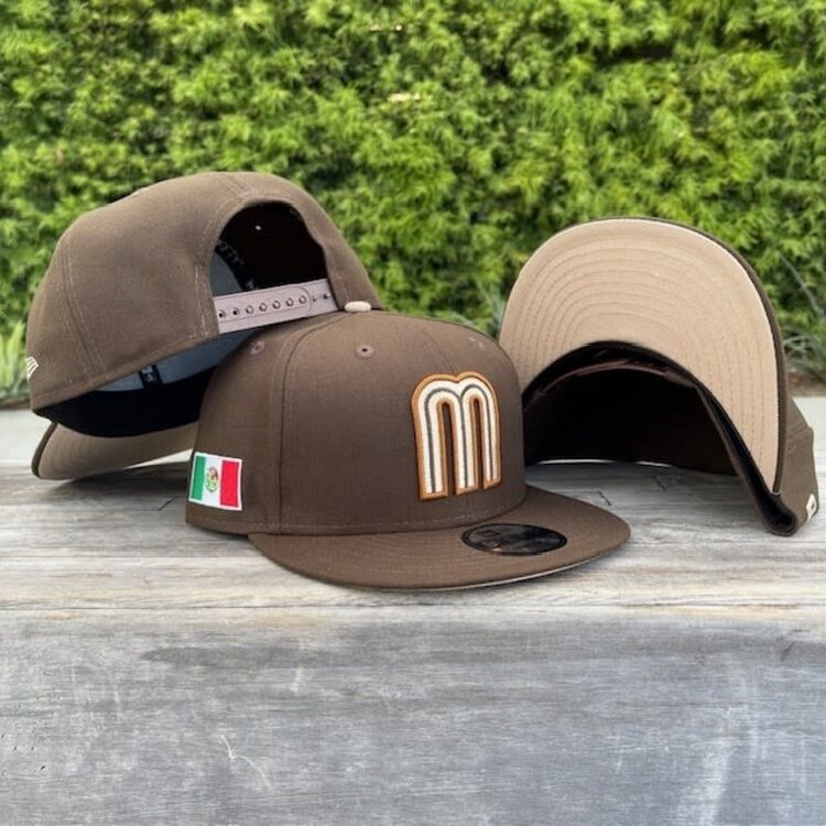 New Era Mexico Brown "M" w/Flag 950 Snapback