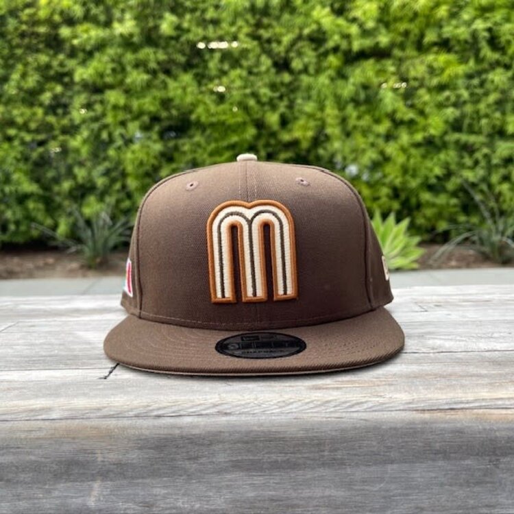 New Era Mexico Brown "M" w/Flag 950 Snapback