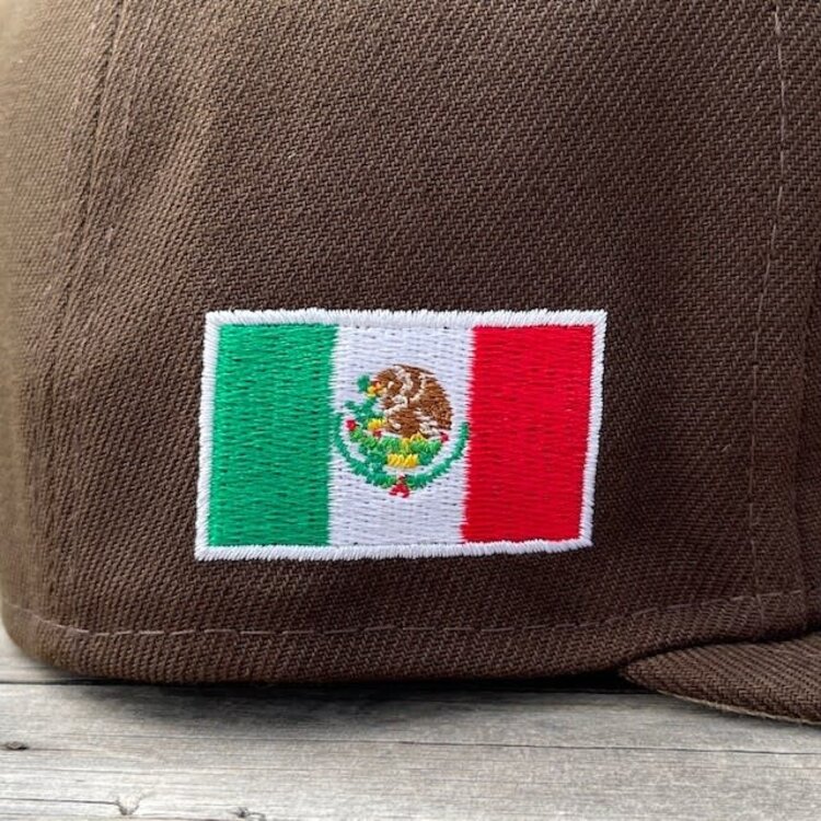 New Era Mexico Brown "M" w/Flag 950 Snapback
