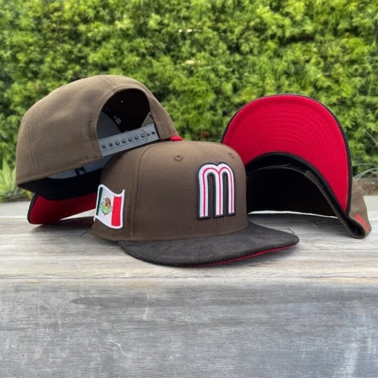 New Era Mexico Brown/Black Cord "M" 950 Snapback