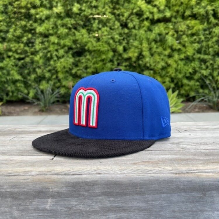 New Era Mexico "M" Royal /Black Cord w/Flag 950 Snapback